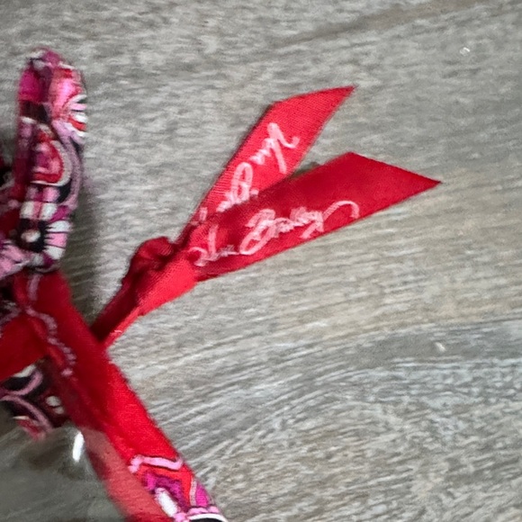 Vera Bradley Transparent Cosmetic Bag with Pink Paisley Accents - Picture 2 of 5